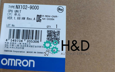 Omron NX102-9000 Sysmac NX1 Modułowy CPU – 5 MB Program, 33,5 MB Dane, EtherCAT, EtherNet/IP