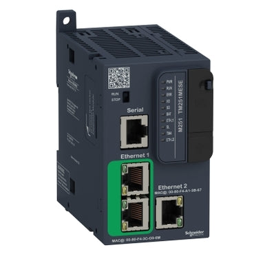 TM251MESE Schneider Electric Controllo SPS, Modicon M251, 2x Ethernet, Modbus, 24 VDC