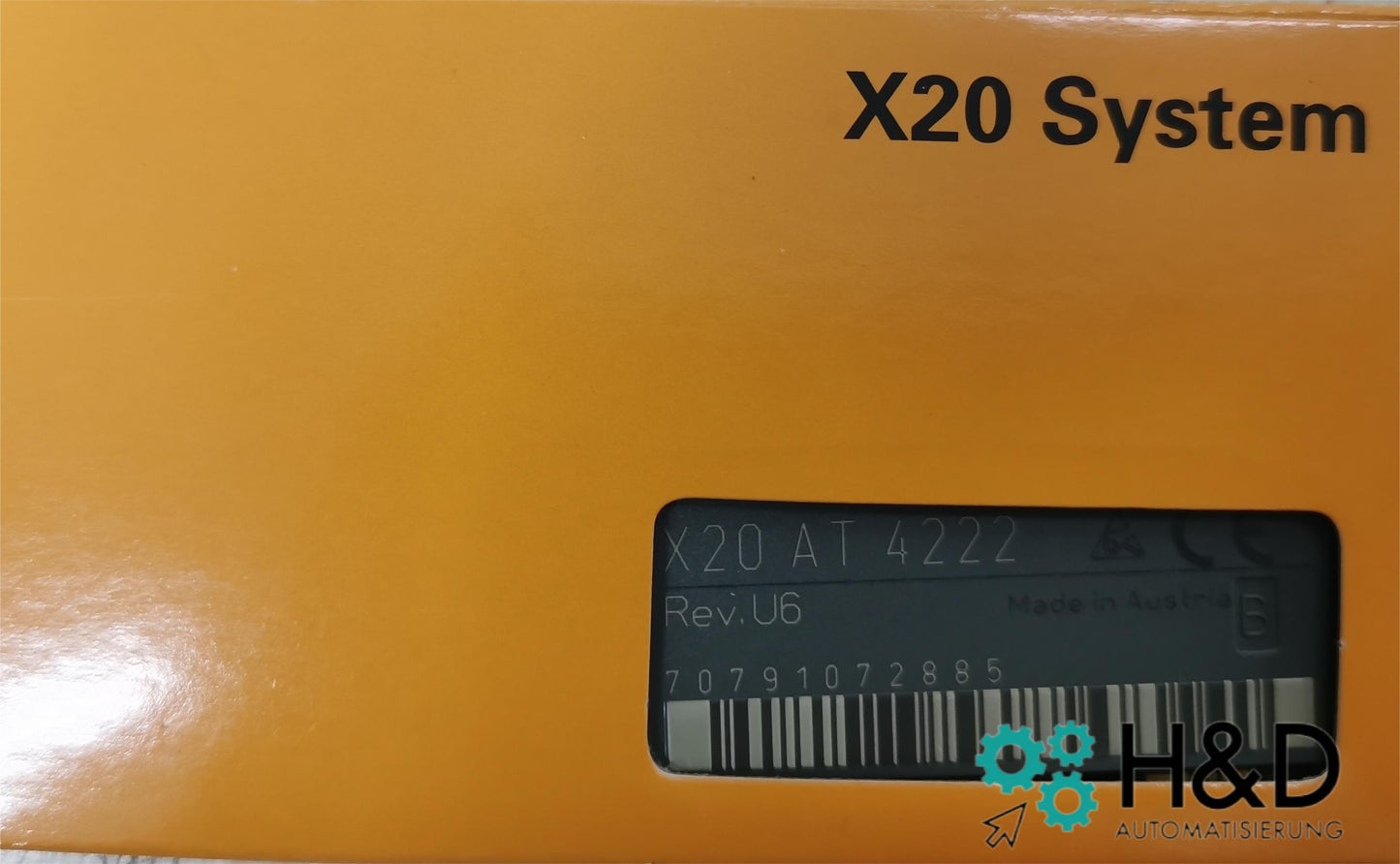 X20AT4222 B&R автоматизация Система X20 Новая и запечатанная