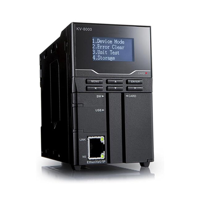 Unité CPU PLC KEYENCE KV-8000A pour systèmes d'automatisation série KV-8000