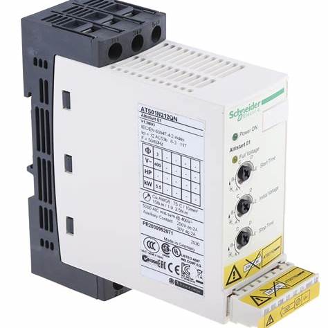 ATS01N212QN Schneider Electric Sanftanlasser für Asynchronmotor, ATS01, 12A, 380-415V, 5,5 KW