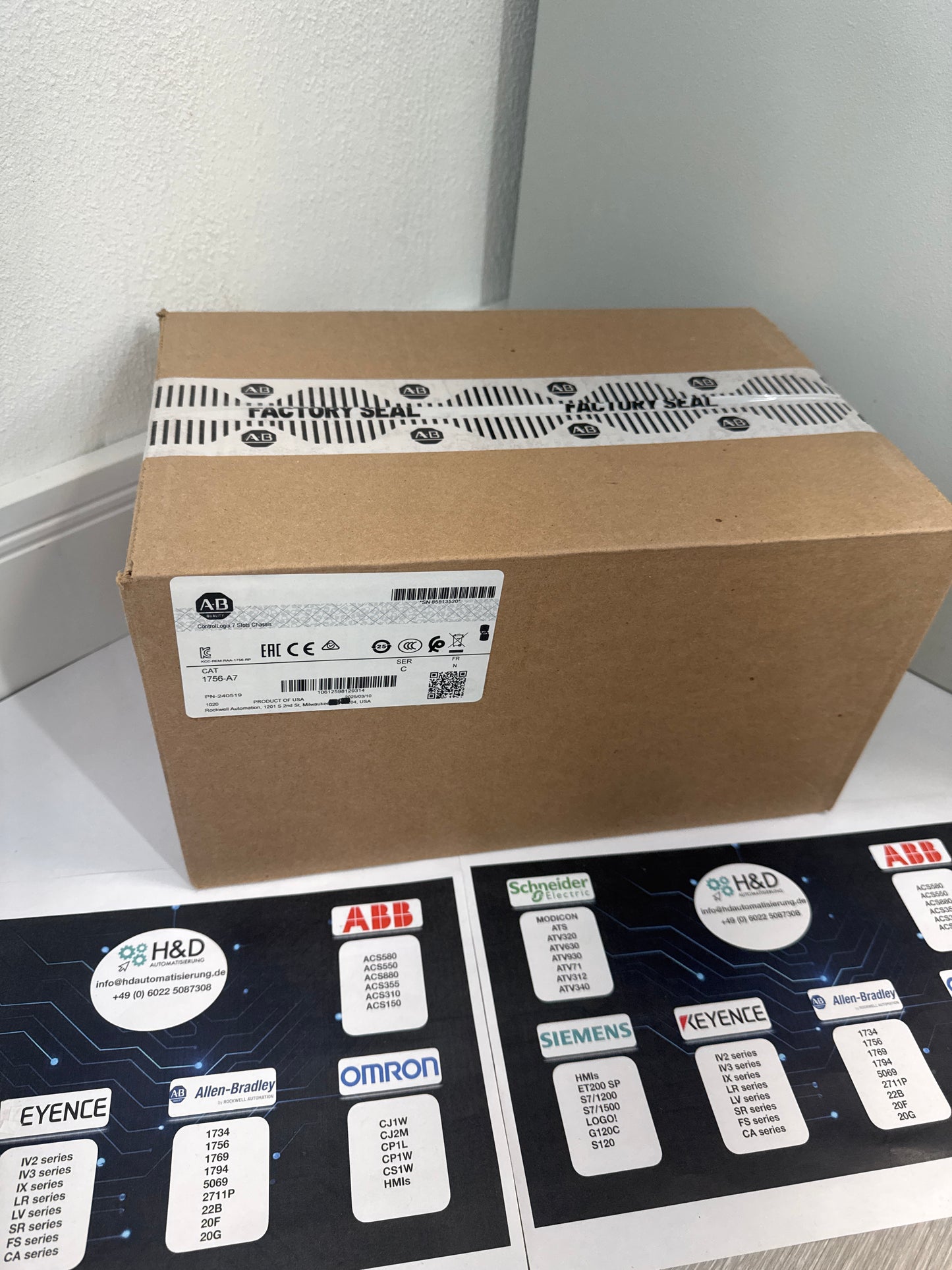 1756-A7  Allen-Bradley  Chassis, 7 Slot   New and Sealed