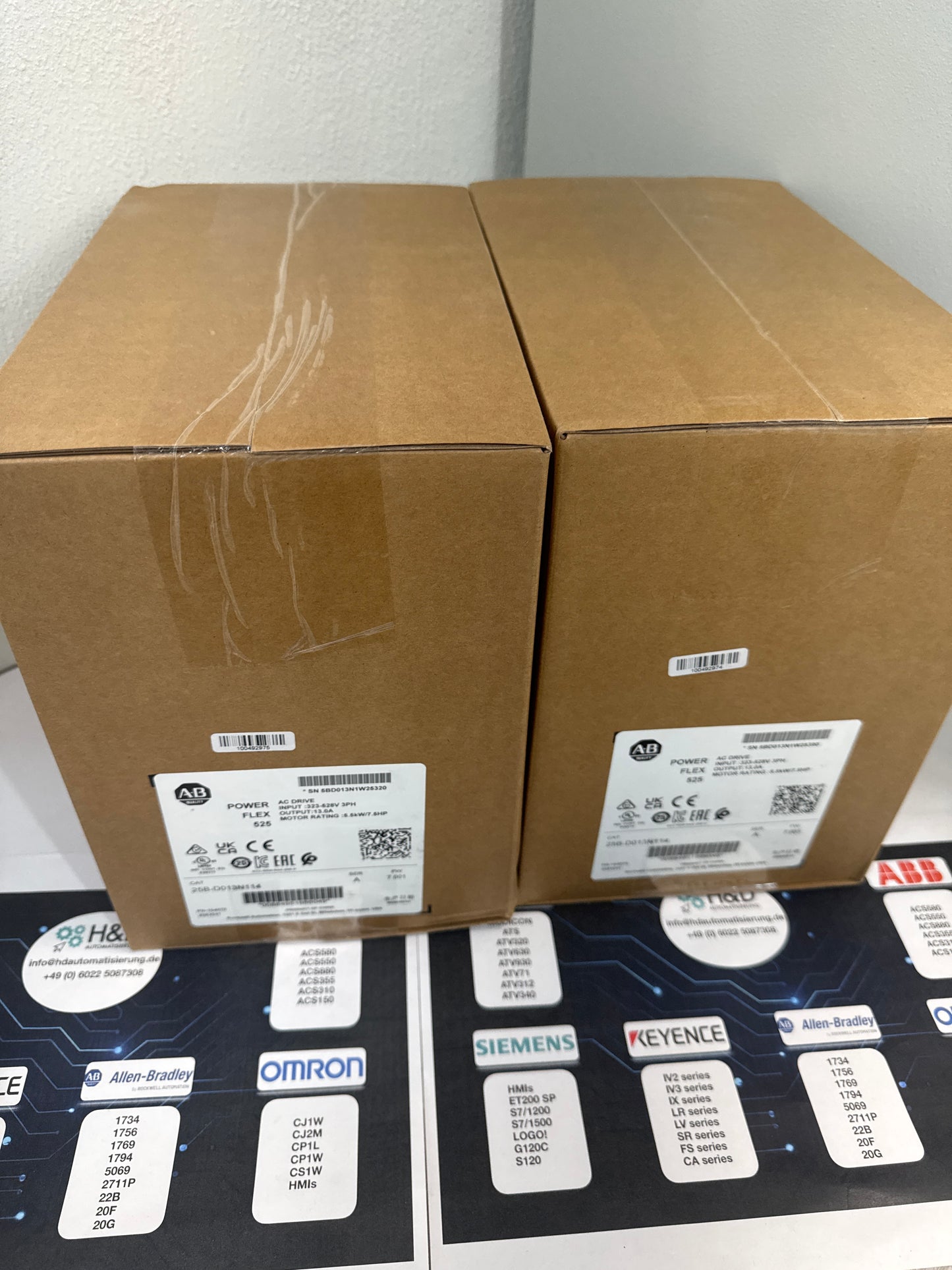 25B-D013N114 Allen-Bradley PowerFlex 525 Variateur AC 5,5 kW (7,5 ch) Neuf et Scellé