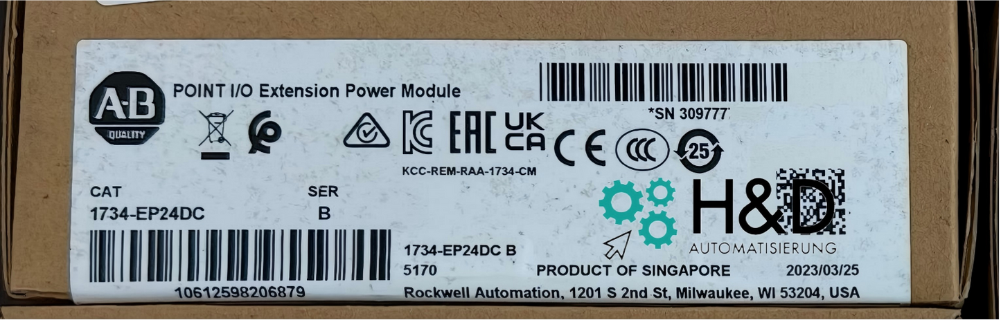 1734-EP24DC Allen-Bradley Neuf et Scellé