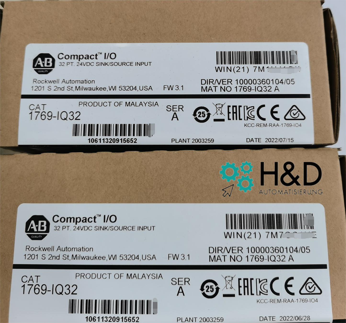 1769-IQ32 Allen-Bradley CompactLogix 【Nuevo y sellado】