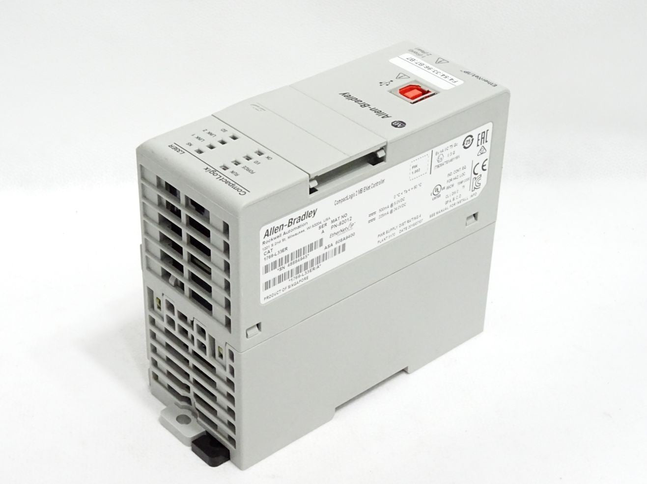 Allen-Bradley 1769-L33ER CompactLogix 5370 L3 Controller with Ethernet/IP