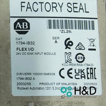 1794-IB32   Allen-Bradley  Flex 32 Point Digital Input Module