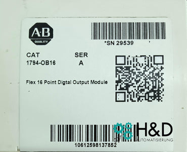 1794-OB16   Allen-Bradley   Module de sortie numérique Flex 16 points  Neuf et scellé