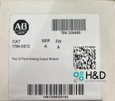 1794-OE12 Módulo de salida analógica Allen-Bradley Flex de 12 puntos 【Nuevo y sellado】