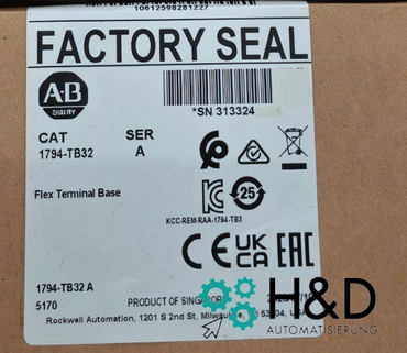 Allen-Bradley 1794-TB32 FLEX I/O 32-Slot Terminal Base