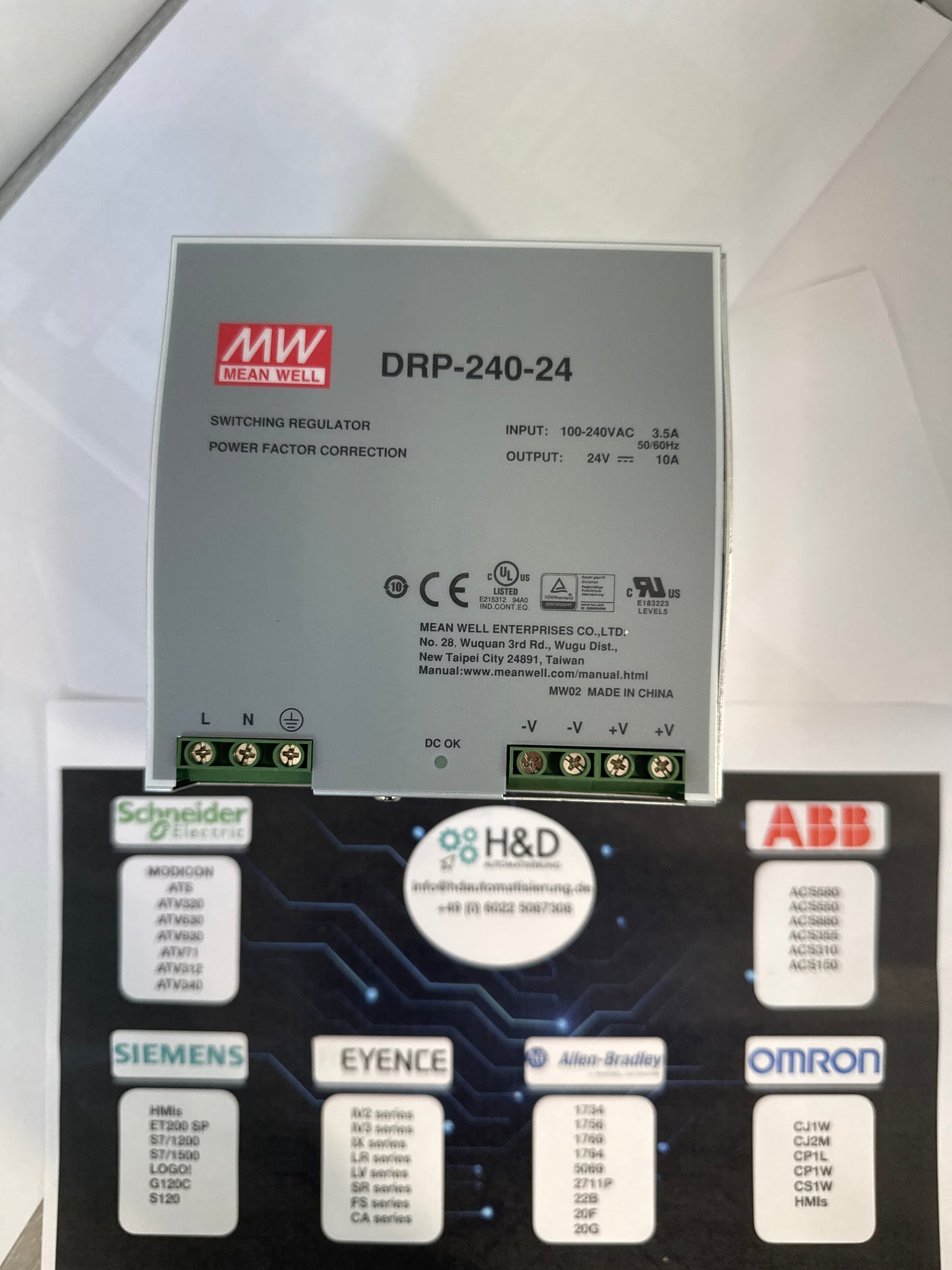 DRP-240-24 Mean Well Neuf et Scellé