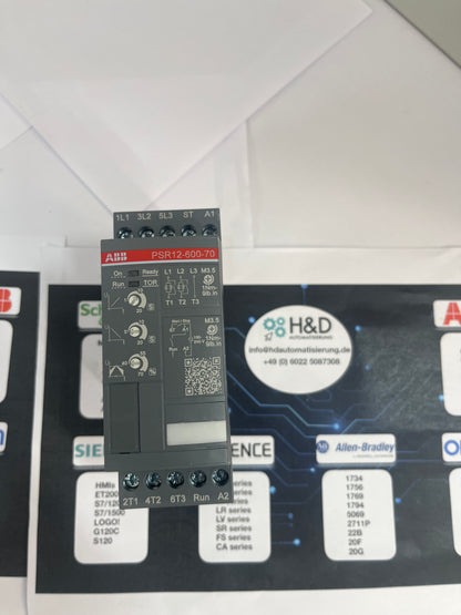 ABB PSR12-600-70 Softstarter 12A 208-600V AC 5,5kW Neu & versiegelt