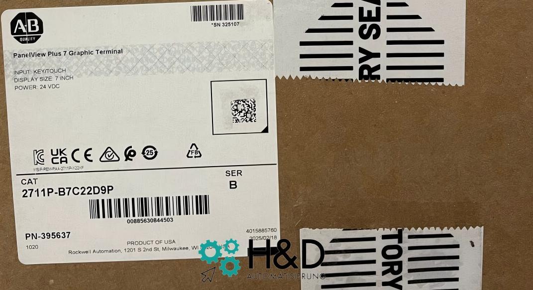 2711P-B7C22D9P  Allen-Bradley PanelView Plus 7 Graphic Terminal