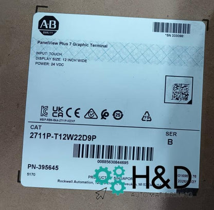 2711P-T12W22D9P   Allen-Bradley PanelView Plus 7 Terminal Gráfico
