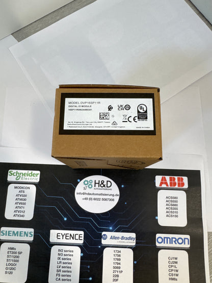 Module d'extension Delta DVP16SP11R | 16 E/S, compatible avec la série DVP-S