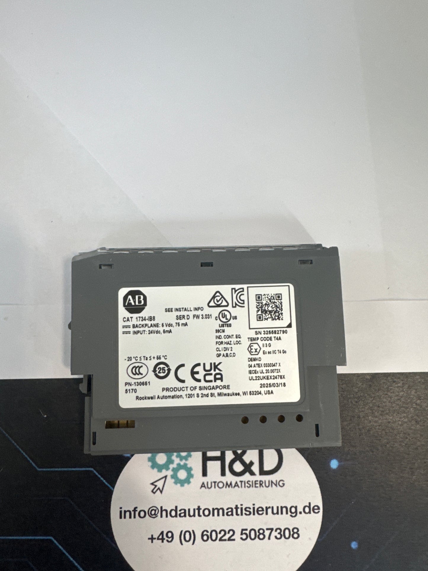 1734-IB8  Allen-Bradley  Module d'entrée   Neuf et scellé