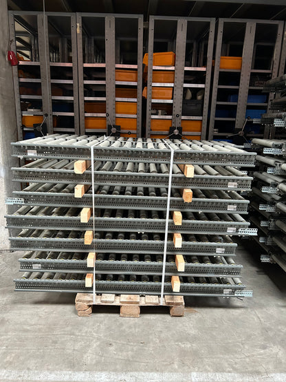 Almost unpowered roller conveyor 400mm wide