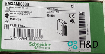 BMXAMI0800 Schneider Electric, módulo de entrada analógica no aislado【Nuevo y sellado】