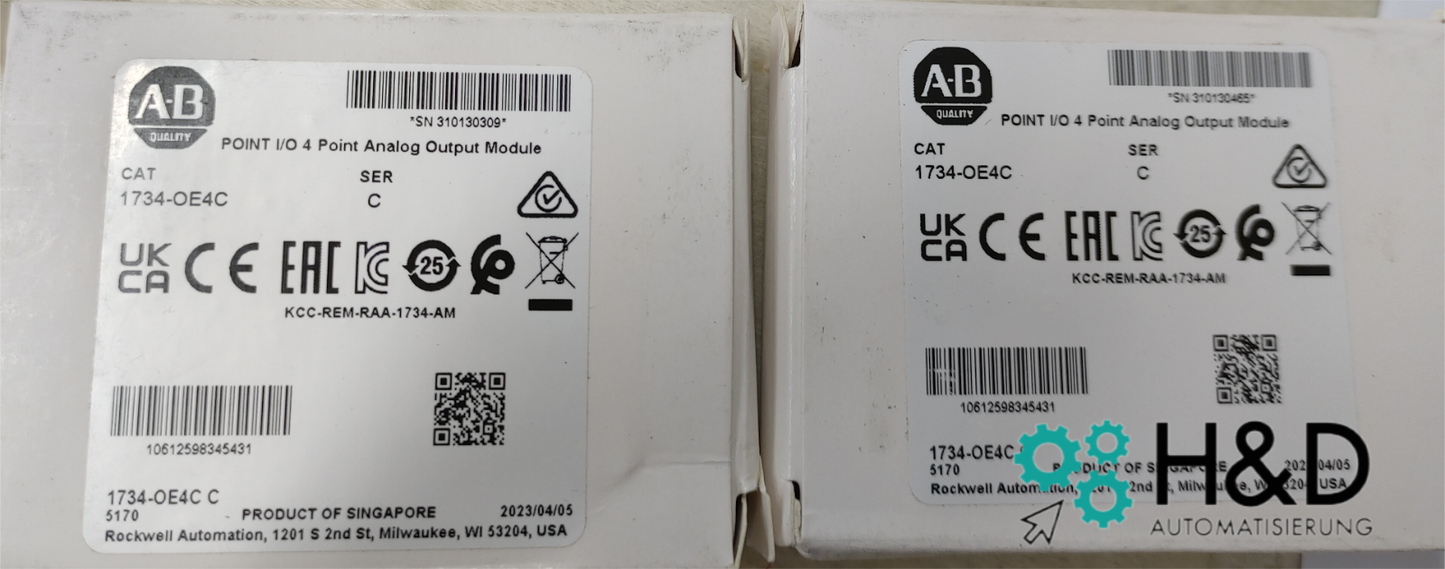 Módulo de salida Allen-Bradley 1734-OE4C nuevo y sellado