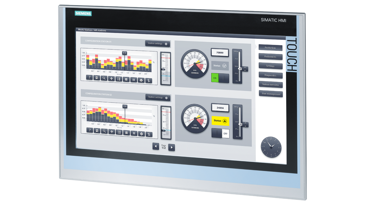 6AV2124-0UC02-0AX1 SIEMENS SIMATIC HMI TP1900 Comfort Nuevo y precintado