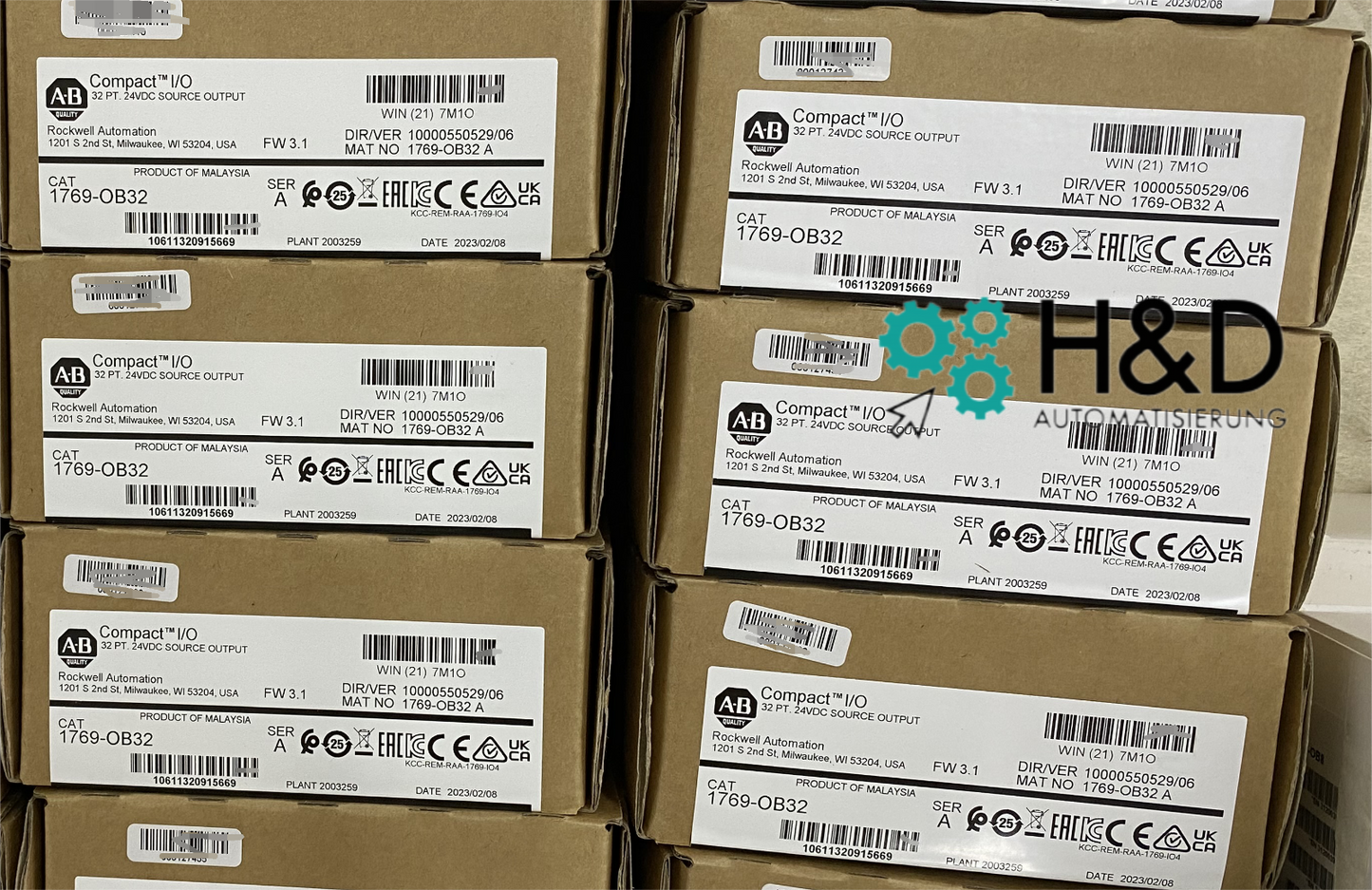 1769-OB32  Allen-Bradley  Output Module, CompactLogix  【New and Sealed】