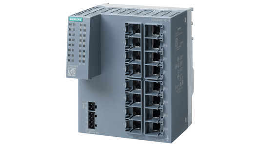 Siemens SCALANCE XC116 Unmanaged Ethernet Switch – 16 Ports, 10/100 Mbit/s (Artikelnummer: 6GK5116-0BA00-2AC2)