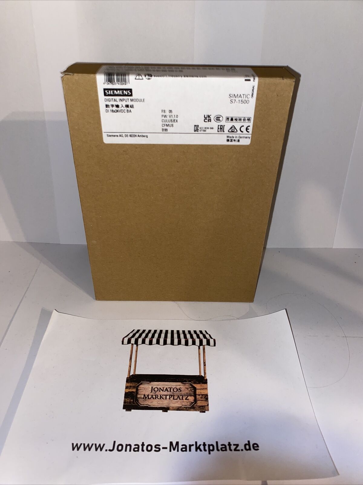 6ES7521-1BH10-0AA0  SIEMENS  SIMATIC S7-1500  New and Sealed