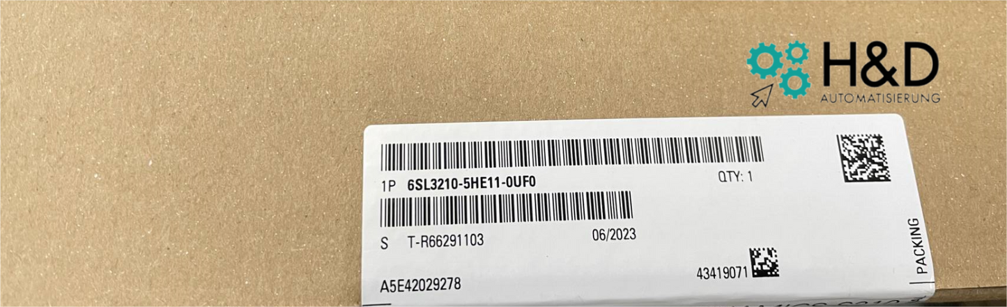 6SL3210-5HE11-0UF0  Siemens  SINAMICS S210  New and Sealed