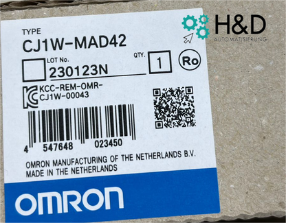 Unidad de E/S analógica CJ1W-MAD42 Omron 【Nueva y sellada】