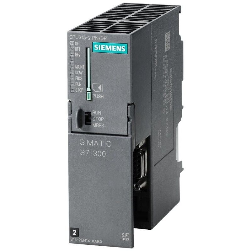 6ES7315-2EH14-0AB0 Siemens SIMATIC S7-300 CPU 315-2 PN/DP 【Nuevo y sellado】