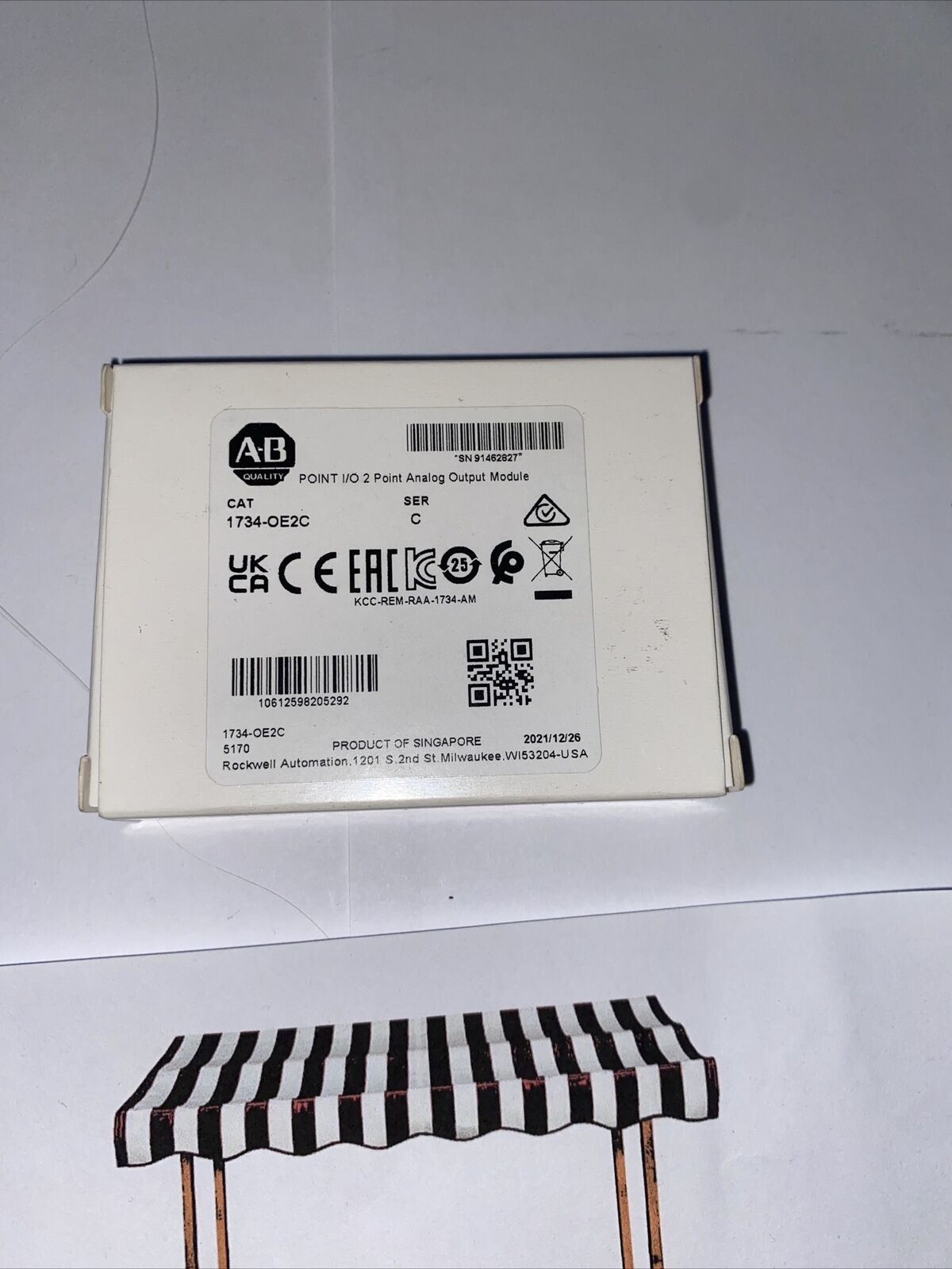 1734-OE2C Módulo de salida analógica de 2 puntos POINT I/O de Allen-Bradley