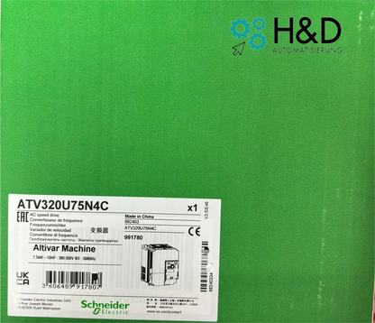 ATV320U75N4C Inversor Schneider Electric ATV320, 7.5kW 【Nuevo y Sellado】