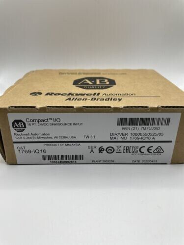 1769-IQ16 Allen-Bradley CompactLogix nuevo y sellado