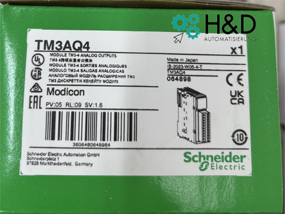 Módulo de salida analógica TM3AQ4 Schneider Electric Nuevo y sellado