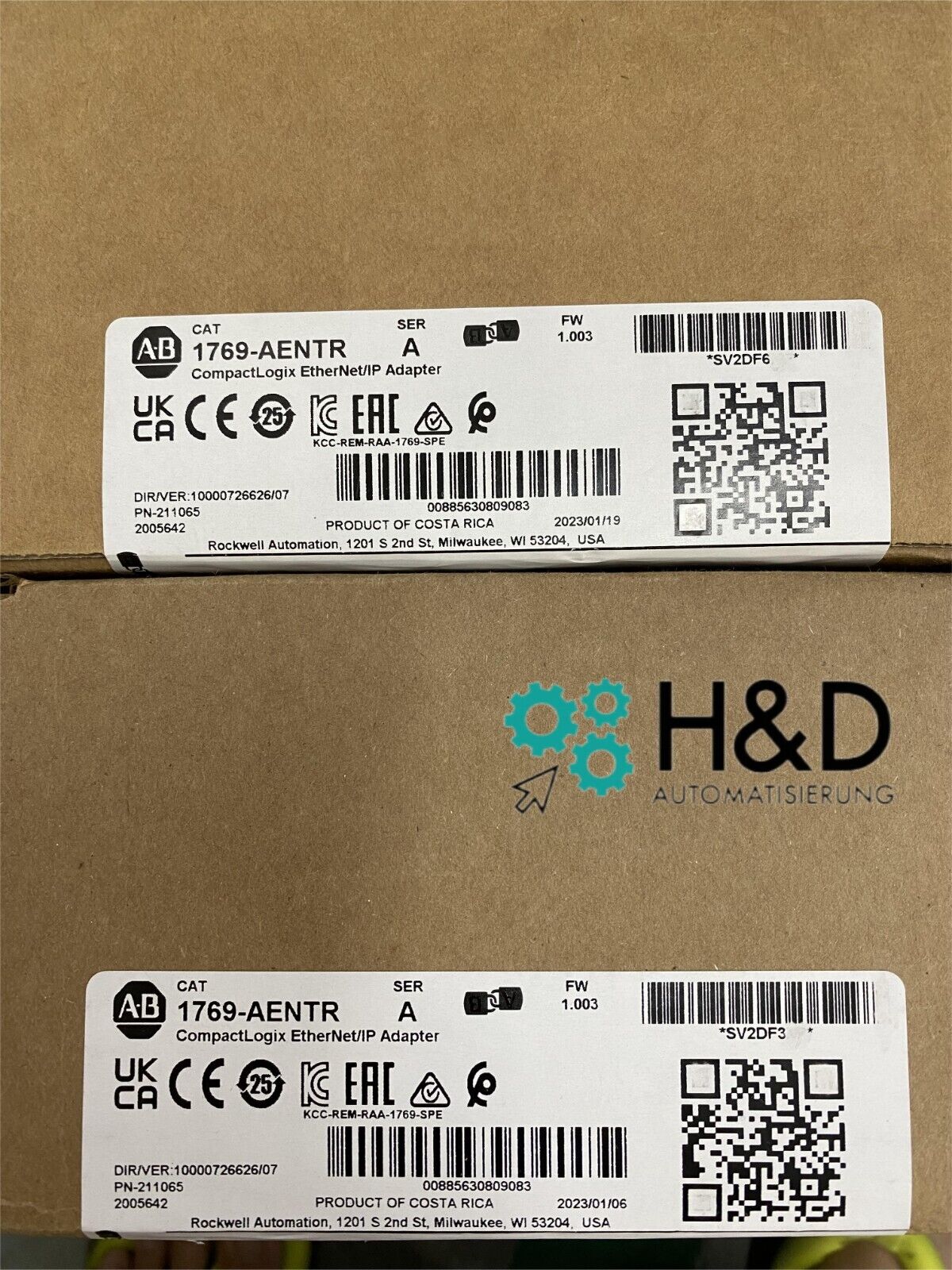 1769-AENTR  Allen-Bradley  1769 Network Adaptor 【New and Sealed】