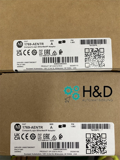 1769-AENTR Adaptador de red Allen-Bradley 1769 【Nuevo y sellado】
