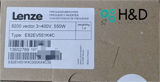 E82EV551K4C  Lenze  inverter  0.55 KW 【New and Sealed】