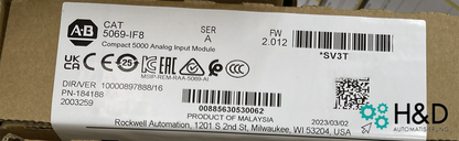 5069-IF8 Allen-Bradley Compact I/O Módulo de entrada analógica de voltaje/corriente de 8 canales