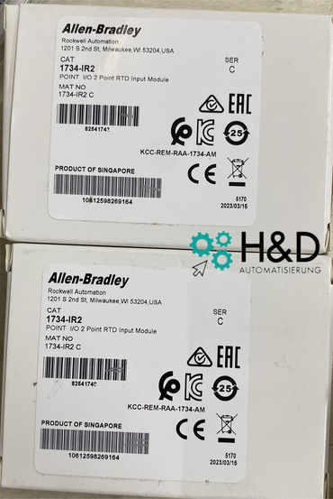 1734-IR2 Allen-Bradley POINT I/O Módulo de entrada RTD de 2 puntos nuevo y sellado