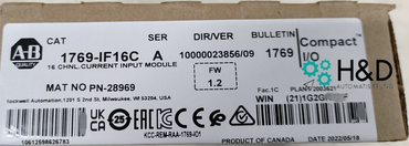 Módulo de entrada Allen-Bradley 1769-IF16C, CompactLogix 【Nuevo y sellado】