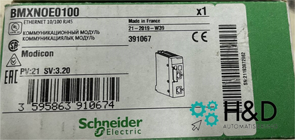 BMXNOE0100   Schneider Electric , network module, Modicon M340  【New and Sealed】