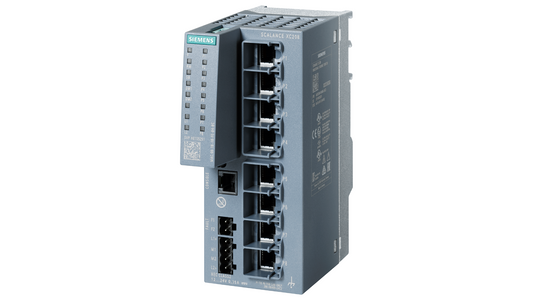 Siemens SCALANCE XC208 Managed Ethernet Switch – 8 Ports, Redundante Spannungsversorgung (Artikelnummer: 6GK5208-0BA00-2AC2)