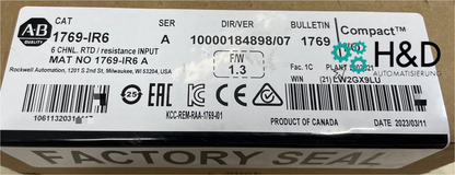 1769-IR6  Allen-Bradley  Input Module  CompactLogix  New and Sealed