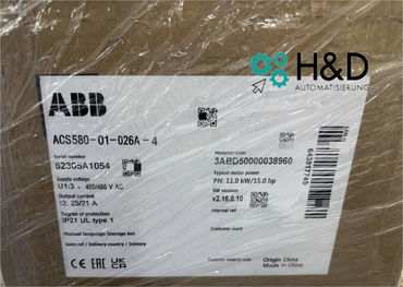 ACS580-01-026A-4  ABB  Inverter  PN: 11.0 kW, IN: 25 A  【New and Sealed】