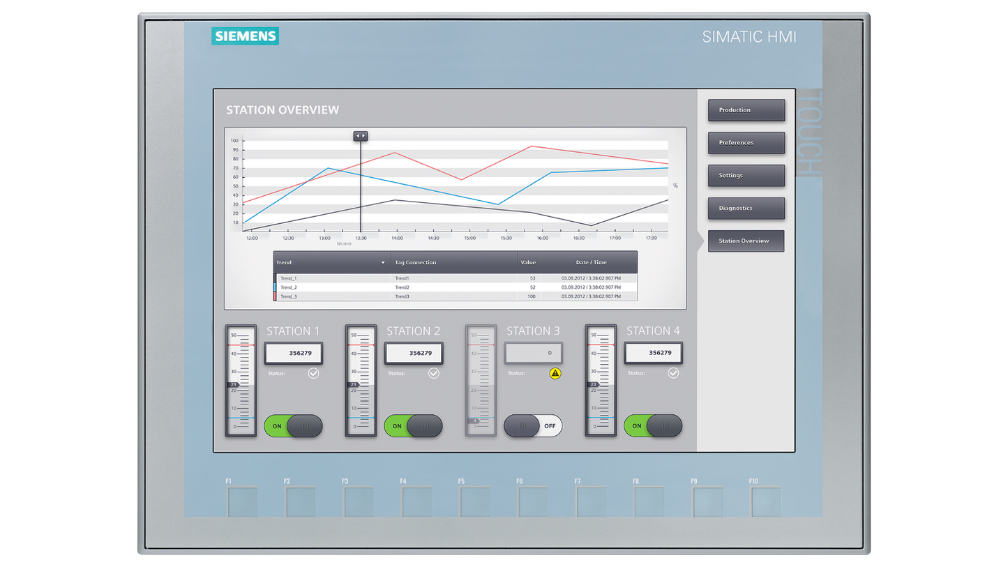 6AV2123-2MB03-0AX0 SIEMENS SIMATIC HMI, KTP1200 Básico Nuevo y Sellado