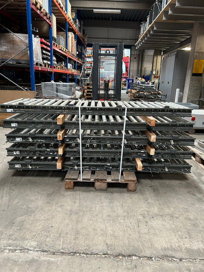 Almost unpowered roller conveyor 400mm wide