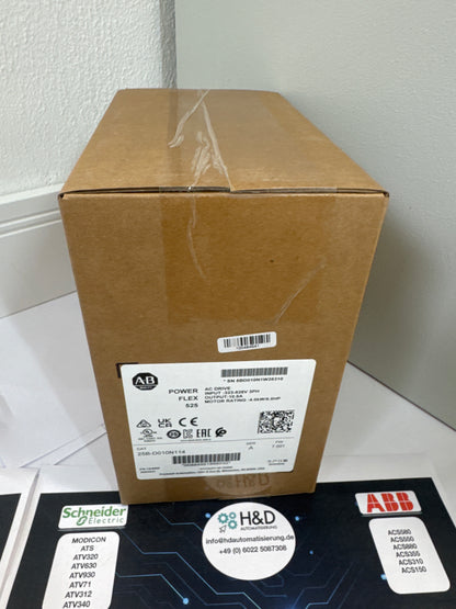 25B-D010N114    Allen-Bradley   PowerFlex 525 4kW   Neuf et scellé