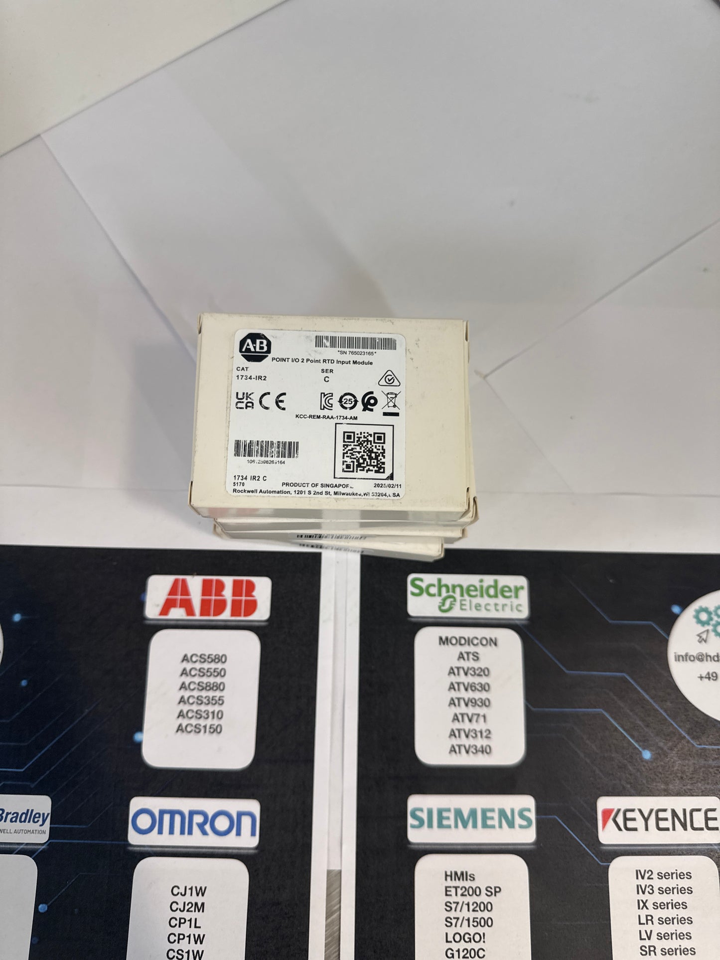 1734-IR2 Allen-Bradley POINT I/O Module d'entrée RTD 2 points Neuf et scellé