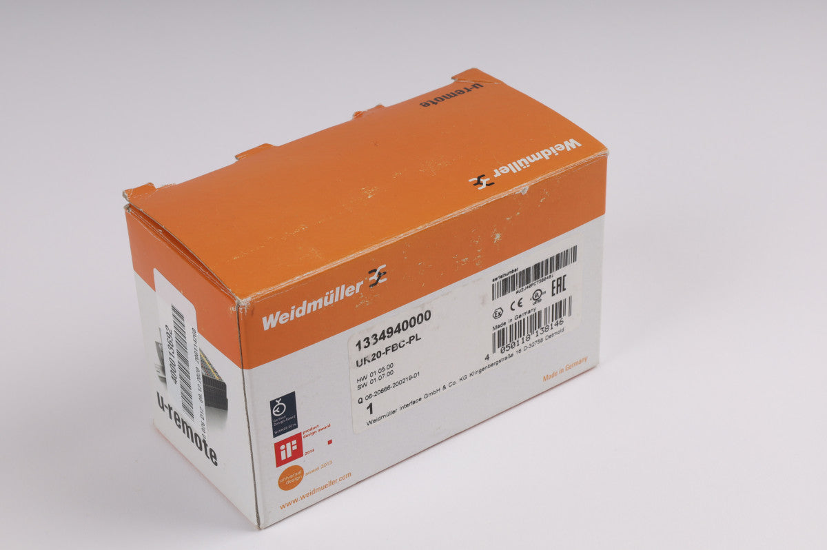 WEIDMÜLLER UR20-FBC-PL in stock