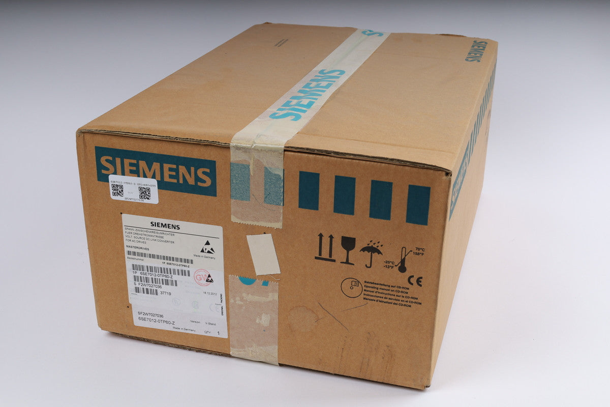 SIEMENS 6SE7012-0TP60-Z G91+K80+D99 in magazzino
